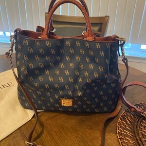 Dooney & Bourke Gretta Brenna Satchel w/Leather Trim